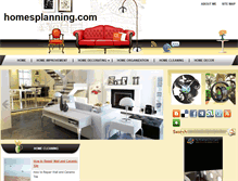 Tablet Screenshot of homesplanning.com